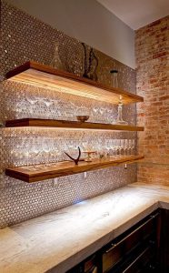 shelf lighting ideas Kitchen design Bishops Stortford